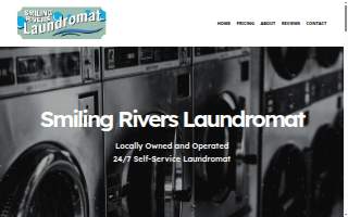 Smiling Rivers Laundromat website