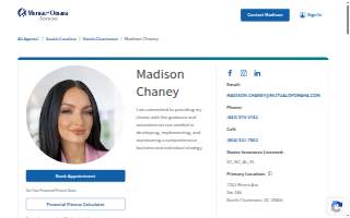 Madison Chaney - Mutual of Omaha website