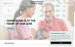 Sweetgrass Home Care LLC website