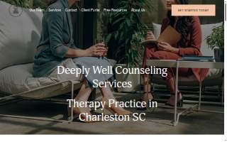 Deeply Well Counseling Services website