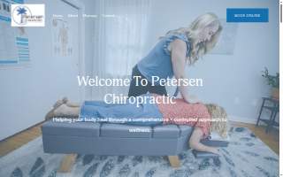 Petersen Chiropractic Park Circle website