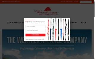 The Weather Apparel Company website