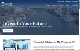 Good Life Financial Advisors website