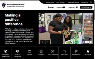 Philip Simmons High School website