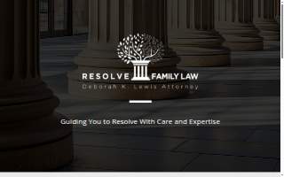 Resolve Family Law website