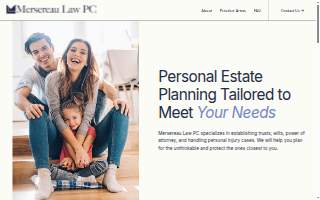Mersereau Law Firm website