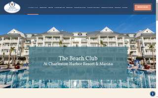 The Beach Club at Charleston Harbor Resort and Marina website
