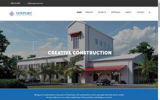 Newport Construction website