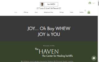 The Haven Center for Healing heARTs website