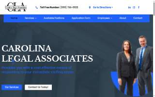 Carolina Legal Associates of Mt Pleasant website