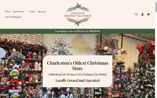 Warehouse/Admin Office Charleston Christmas Collectibles website