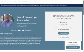 Isle of Palms Eye Associates website