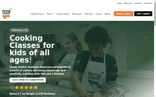 Young Chefs Academy - Charleston SC website