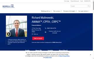 Merrill Lynch Financial Advisor Richard Malinowski website