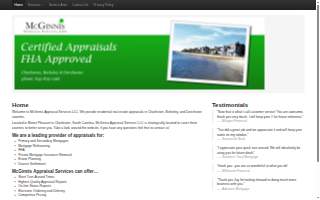 McGinnis Appraisal Services LLC website