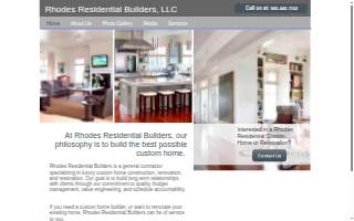 Rhodes Residential Builders, LLC website