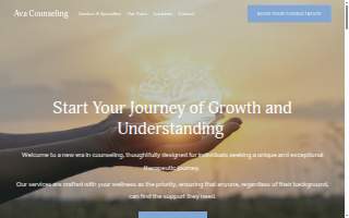 Ava Counseling website