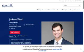 Merrill Lynch Financial Advisor Jackson Wood website