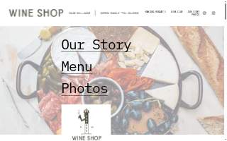 Wine Shop OV website