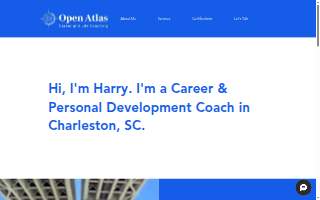 Open Atlas Career and Life Coaching website