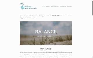 Seaside Acupuncture website