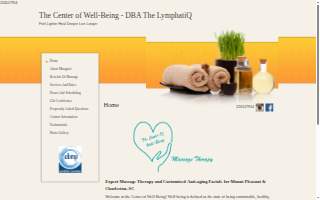 The Center of Well-Being Massage, Facials and Wellness website