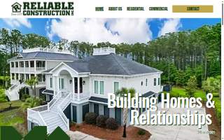 Reliable Construction website