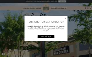 The Wine Cellar website