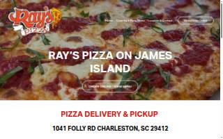 Ray's Pizza website
