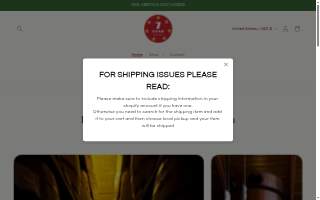 Seven Star Liquors website