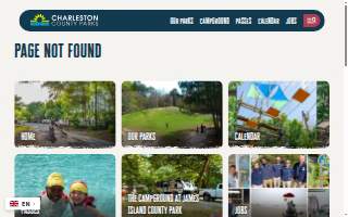 Disc Golf Course at James Island County Park website