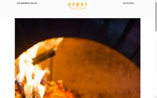 Crust Wood Fired Pizza website