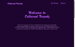 Cultured Breads LLC website