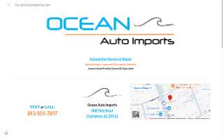 Ocean Auto Imports of Charleston website