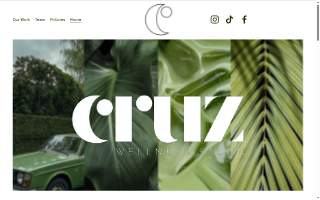 CRUZ Wellness Salon website
