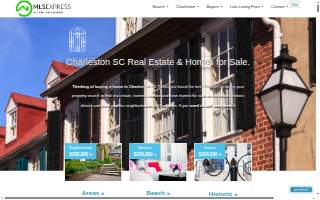 CharlestonHomeListings website