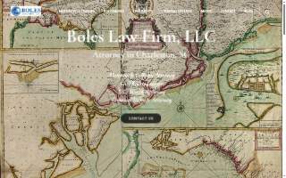 Boles Law Firm website
