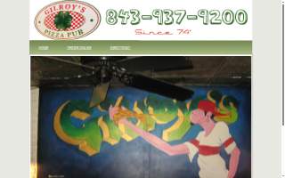 Gilroy's Pizza Pub website