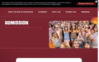 Admissions website