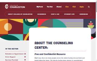 Counseling Center - College of Charleston website