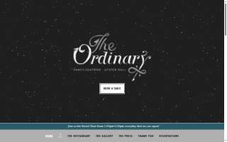 The Ordinary website