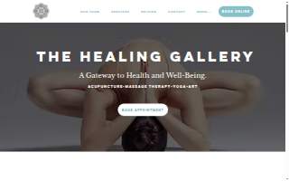 The Healing Gallery website