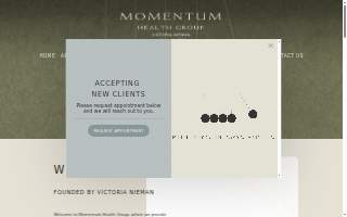 Momentum Health Group: Victoria Nieman, LCPC website