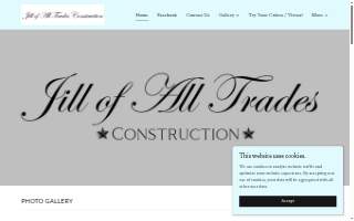 Jill of All Trades Construction website