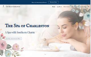 The Spa of Charleston website