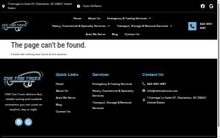CHS Tow Truck website