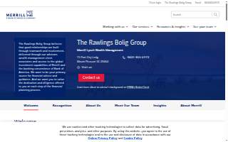 Merrill Lynch Financial Advisor Bradford Rawlings website