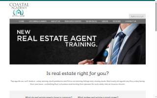 Coastal Academy of Real Estate website