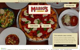 Mario's Italian Grill website