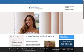 Charles Towne Family and Cosmetic Dentistry website